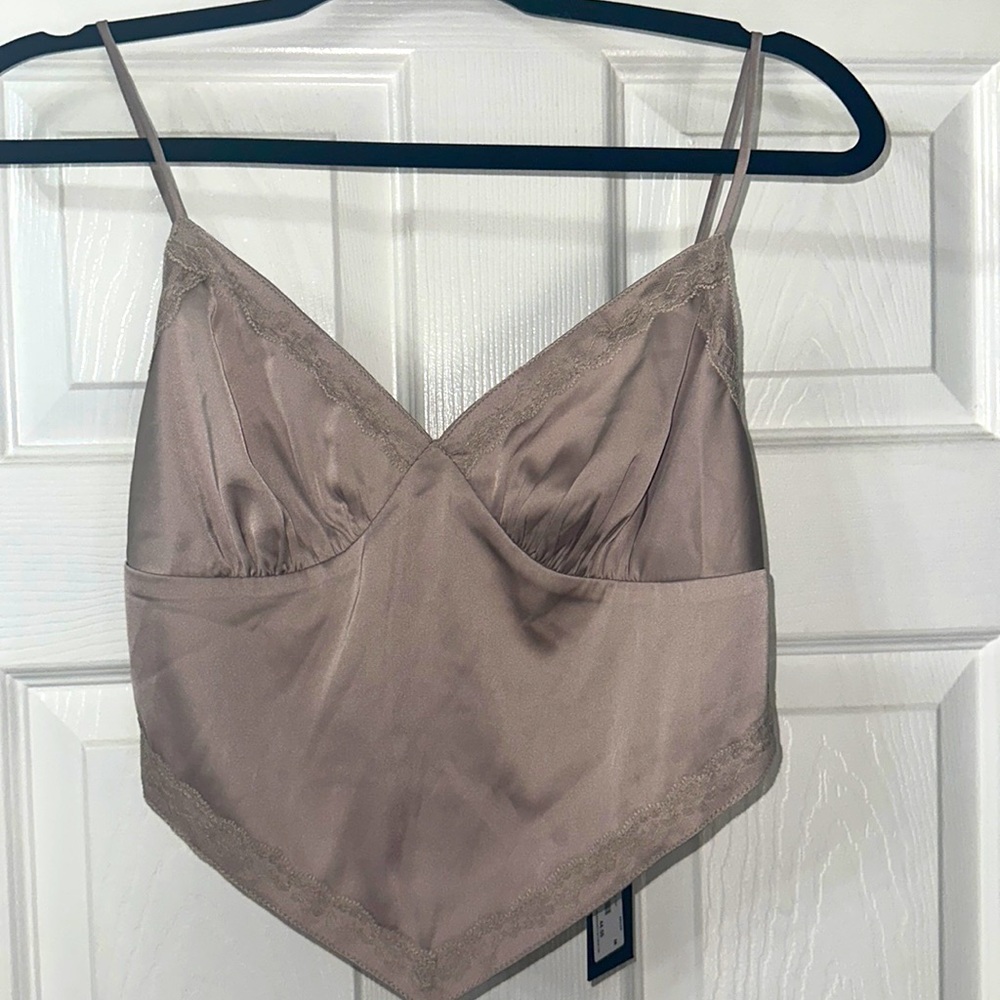 NWT Mixology Bandana Tie Top Size M